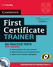 First Certificate Trainer